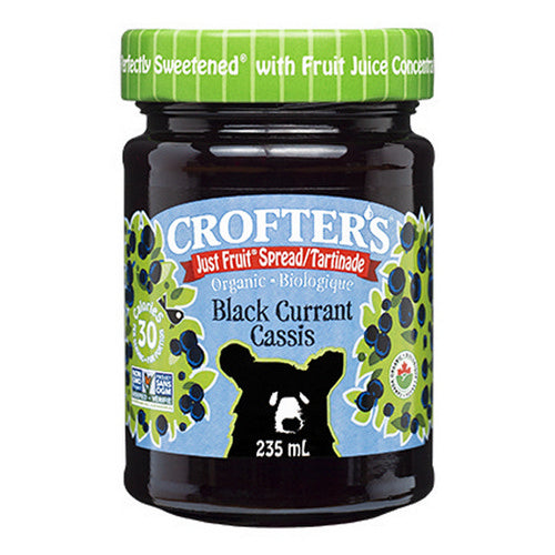 Organic Just Fruit Black Currant 235 Ml by Crofter's