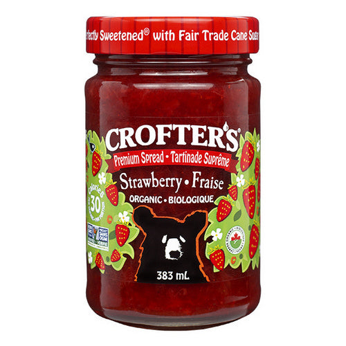 Organic Strawberry Spread 383 Ml by Crofter's