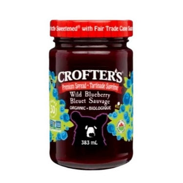 Organic Wild Blueberry Spread 383 Ml by Crofter's