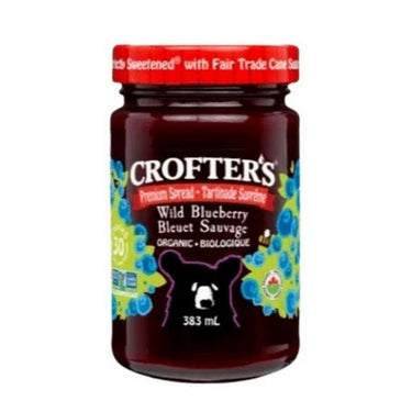 Organic Wild Blueberry Spread 383 Ml by Crofter's