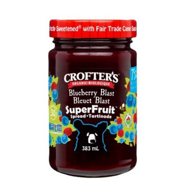 Organic Blueberry Blast Spread 383 Ml by Crofter's