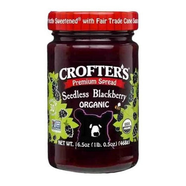 Organic Blackberry Spread 383 Ml by Crofter's