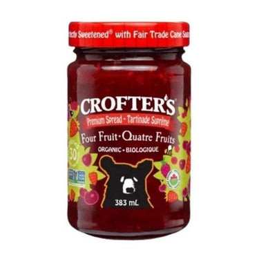 Organic 4 Fruit Spread 383 Ml by Crofter's