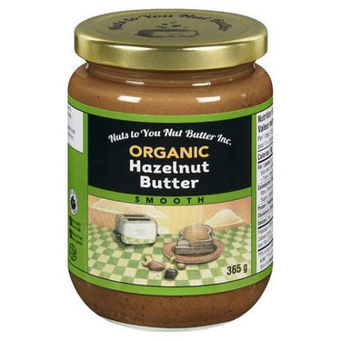 Organic  Hazelnut Butter Smooth 365 Grams by Nuts To You