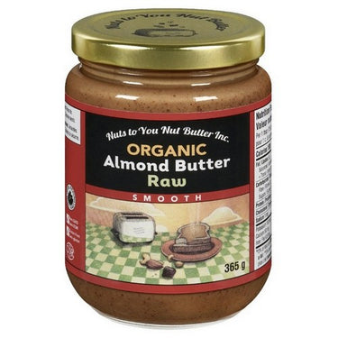 Organic  Almond Raw Smooth 365 Grams by Nuts To You