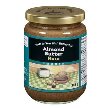 Almond Butter Raw Smooth 365 Grams by Nuts To You