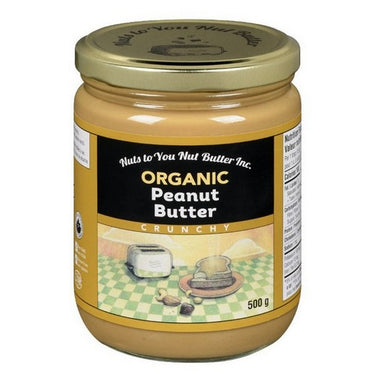 Organic  Peanut Butter Crunchy 750 Grams by Nuts To You