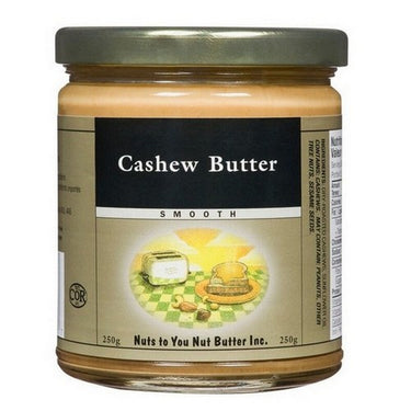 Cashew Butter Smooth 250 Grams by Nuts To You