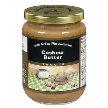 Cashew Butter Smooth 365 Grams by Nuts To You