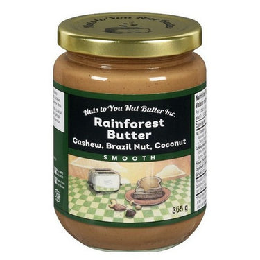 Rainforest Butter Smooth 365 Grams by Nuts To You