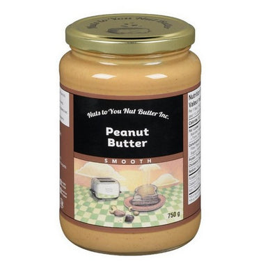 Peanut Butter Smooth 750 Grams by Nuts To You