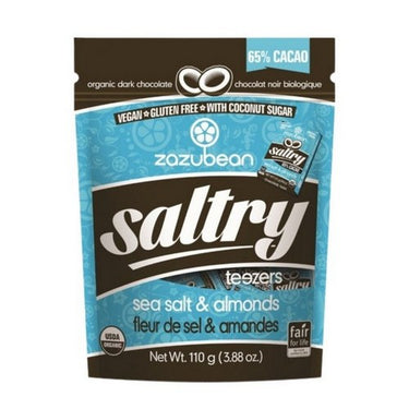 Organic Chocolate Bar Creamy Hazelnut Teezers 110 Grams by Zazubean