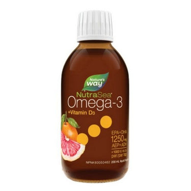 NutraSea+D Omega-3 Grapefruit Tangerine 6.8 Oz by NutraSea