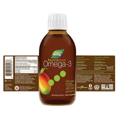 NutraSea Omega-3 Tropical Mango 6.8 Oz by NutraSea