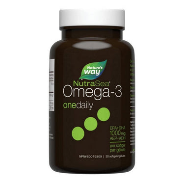 NutraSea Omega3 One Daily Liquid Gels Fresh Mint 30 Count by NutraSea