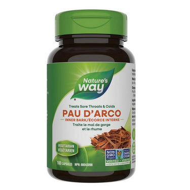Pau d’Arco Inner Bark 100 Veg Caps by Nature's Way
