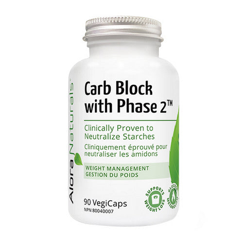 Carb Block With Phase 2 90 VegCaps by Alora Naturals