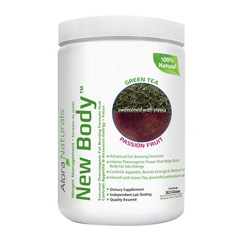 New Body Passion Fruit/ Green Tea 263 Grams by Alora Naturals
