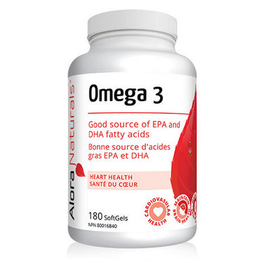 Omega 3 180 Softgels by Alora Naturals