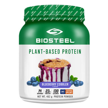 Plant Based Protein Blueberry Cobbler 462 Grams by BioSteel Sports Nutrition Inc.