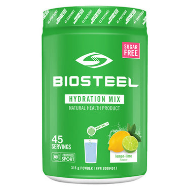 Hydration Mix Lemon Lime 315 Grams by Biosteel