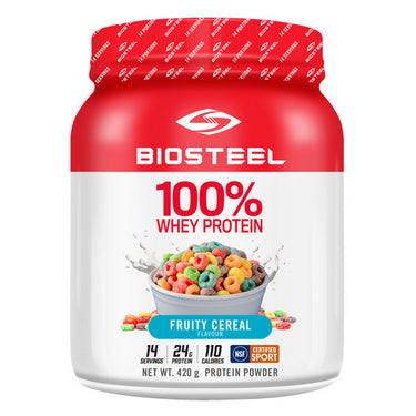 100% Whey Protein Fruity Cereal 420 Grams by BioSteel Sports Nutrition Inc.