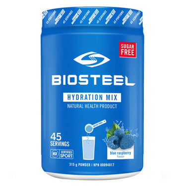 Hydration Mix Blue Raspberry 315 Grams by Biosteel