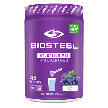Hydration Mix Grape 315 Grams by Biosteel