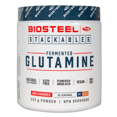 Fermented Glutamine 225 Grams by Biosteel