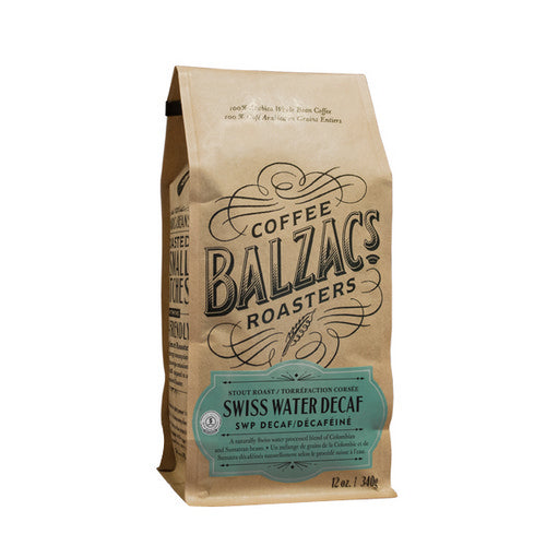 Swiss Water Decaf Stout Roast 340 Grams by Balzacs Coffee Roasters