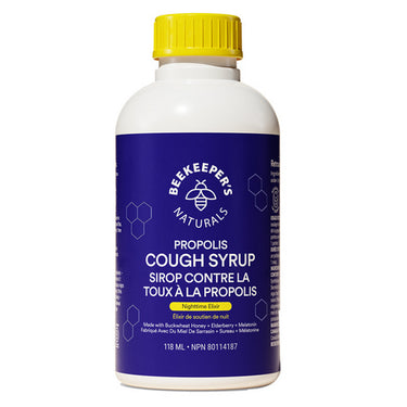 BeeKeeper's Natural, Propolis Cough Syrup Nighttime, 118 Ml