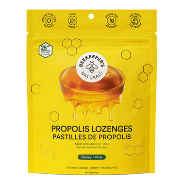 BeeKeeper's Natural, Propolis Lozenges Honey, 50 Grams
