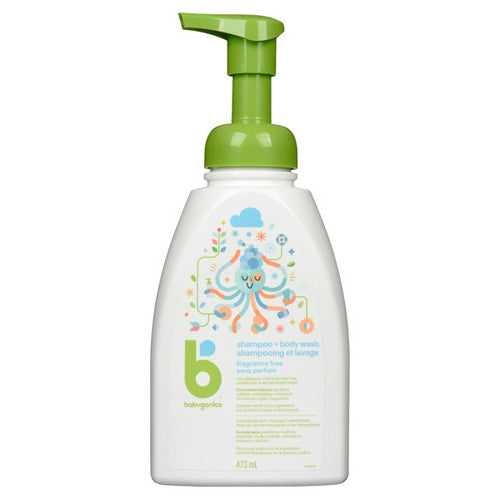 Shampoo & Body Wash Fragrance Gree 473 Ml by Babyganics