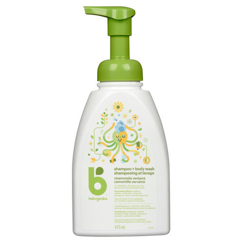 Shampoo & Body Wash Chamomile 473 Ml by Babyganics