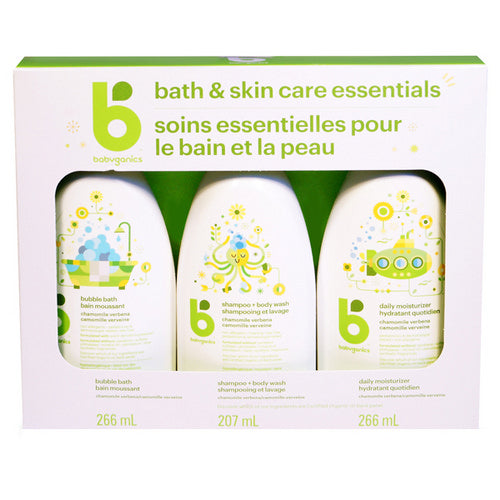 Bath & Skin Care Essentials Kit 1 Count by Babyganics