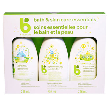 Bath & Skin Care Essentials Kit 1 Count by Babyganics