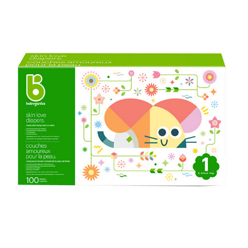 Diapers Size 1 100 Count by Babyganics