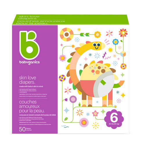 Diapers Size 6 50 Count by Babyganics
