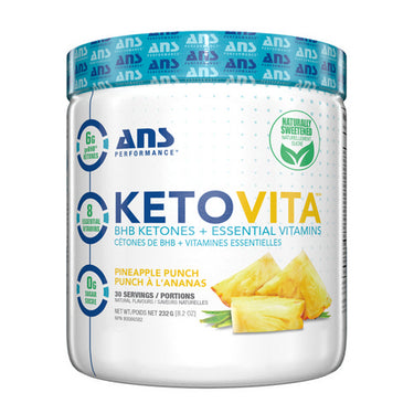 ANS Performance, Ketovita Pineapple Punch, 232 Grams