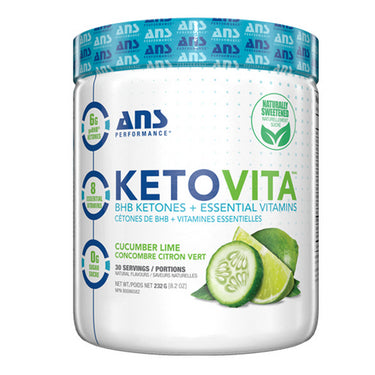 ANS Performance, Ketovita Cucumber Lime, 232 Grams