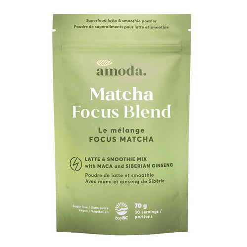 Matcha Focus Blend 70 Grams by Amoda