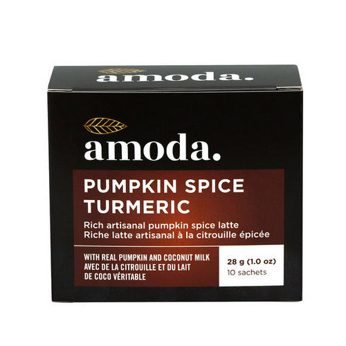 Pumpkin Spice Turmeric Latte Blend 10 Bags by Amoda