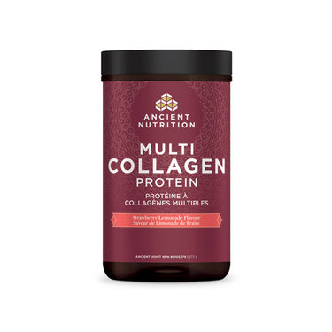 Ancient Nutrition, Multi Collagen Protein Strawberry, 273 Grams