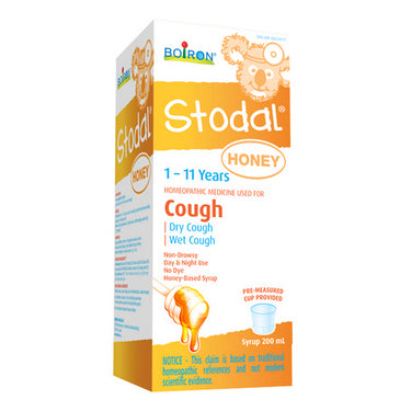 Stodal Kids Hny Cough Syrup 200 Ml by Boiron