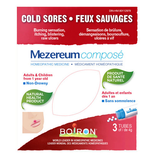 Mezereum Compose Blister Pack 80 Count by Boiron