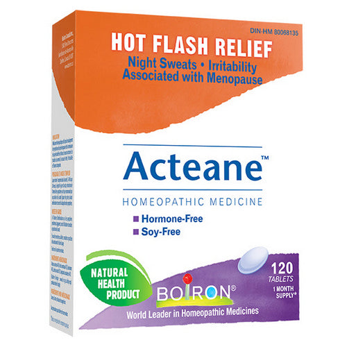 Acteane Hot Flash Relief 120 Tabs by Boiron