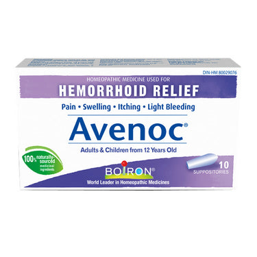 Avenoc Suppositories Hemorrhoids 10 Count by Boiron
