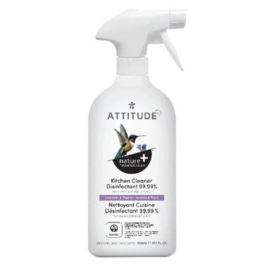 Kitchen Cleaner Disinfectant 99.99% 800 Ml by Attitude