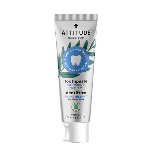 Adult Toothpaste With Fluoride Whitening 120 Grams by Attitude