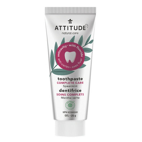 Adult Toothpaste Fluoride Complete Care 25 Grams by Attitude